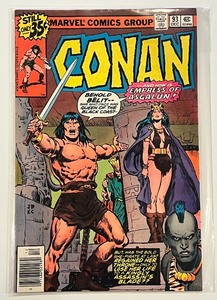 lot 65 image: CONAN #93, CONAN THE BARBARIAN #98, #99, #100, #101, #102 MARVEL COMICS GROUP