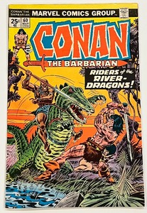 lot 69 image: CONAN THE BARBARIAN #60, #61, #62, #63 MARVEL COMICS GROUP