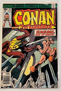 lot 70 image: CONAN THE BARBARIAN #66, #67, #68, #69, #70, #71 MARVEL COMICS GROUP