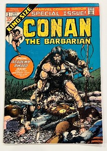 lot 71 image: CONAN THE BARBARIAN MOVIE SPECIAL #1 1982, KING SIZE ISSUE #1 1973, RED NAILS #1 MARVEL COMICS GROUP