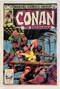 lot 79 image: CONAN THE BARBARIAN #140, #143, #144, #145, #146, #147, #148, #149 MARVEL COMICS GROUP