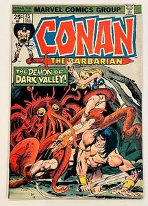 lot 84 image: CONAN THE BARBARIAN #45, #47, #48, #49, #50 MARVEL COMICS GROUP