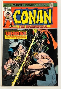 lot 85 image: CONAN THE BARBARIAN #51, #52, #53, #54, #55, #56 MARVEL COMICS GROUP