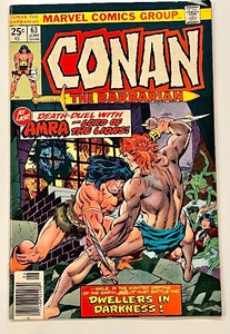 lot 86 image: CONAN THE BARBARIAN #57, #58, #60, #61, #62, #63 MARVEL COMICS GROUP