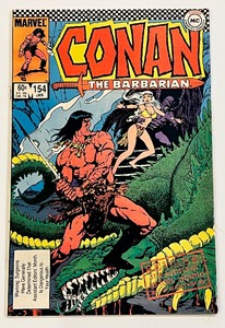 lot 98 image: CONAN THE BARBARIAN #154, #155, #156, #157, #158, #159, #160, #161, #162 MARVEL COMICS GROUP