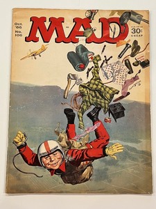 lot 101 image: 3 Vintage MAD MAGAZINES From the 1960s