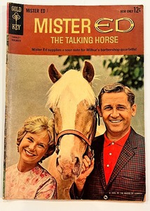 lot 104 image: Vintage GOLD KEY COMICS MISTER ED THE TALKING HORSE, FESS PARKER DANIEL BOONE, BONANZA, WALT DISNEYS BIG RED  DELL COMICS RIN TIN TIN
