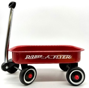lot 130 image: Vintage Mini Red RADIO FLYER Wagon