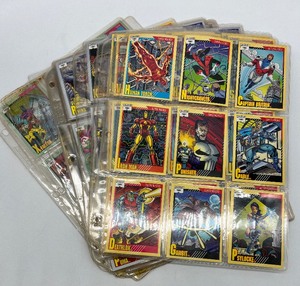 lot 229 image: Vintage 1991 MARVEL Trading Cards - over 160