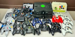 lot 230 image: Huge collection of XBox Systems & various Controllers Not Tested EX2