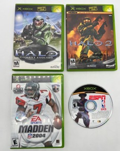 lot 232 image: XBox Games including Halo, Halo 2, Madden & ESPN