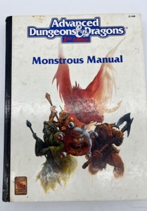 lot 234 image: Monstrous Manual Advanced Dungeons &amp Dragons 2nd Edition Second 2140 Monster