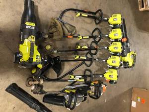 Lot of Assorted Lawn Care Items Various Models and Conditions Customer Returns See Pictures