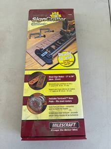 lot 210 image: New Router Sign Crafter