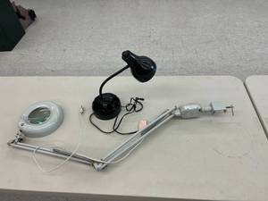 lot 226 image: Magnifying Lamp & Desk Lamp