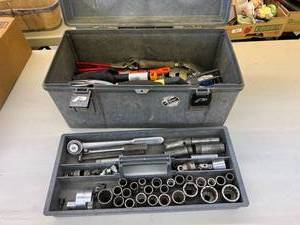 lot 229 image: Tool Box & Contents