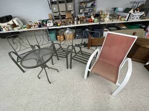 lot 241 image: Patio Chairs & Table