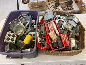 lot 255 image: 2 Boxes of Electrical Supplies