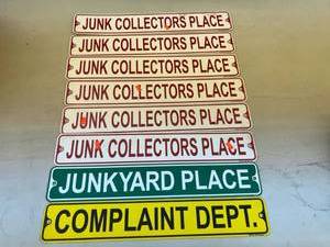 lot 275 image: Metal Novelty Signs