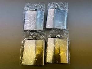 lot 283 image: 4 New Stainless Steel Flasks