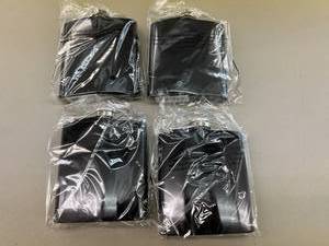lot 284 image: 4 New Black Flasks
