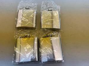lot 286 image: 4 New Stainless Steel Flasks