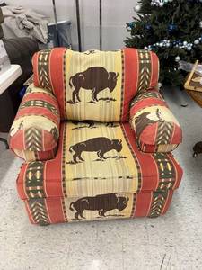 lot 297 image: Bison Theme Chair