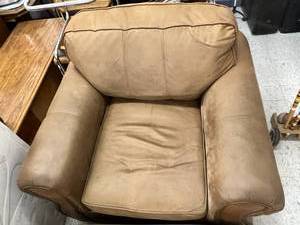 lot 299 image: Chair & Footstool