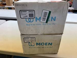 lot 307 image: 2 NIB Moen Chrome Hotel Shelves
