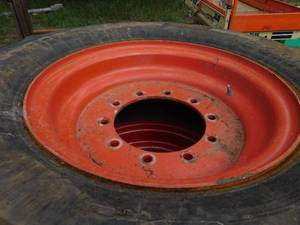 lot 30 image: 4 - Primex Foamed Filled Rough Terrain Tires on Rims - 14.00 - 24TG