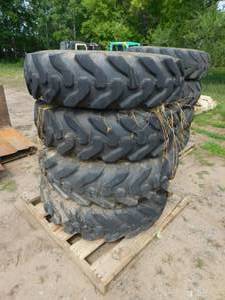lot 31 image: 4 - Primex Foam Filled Rough Terrain Tires on Rims - 13.00 - 24 TG