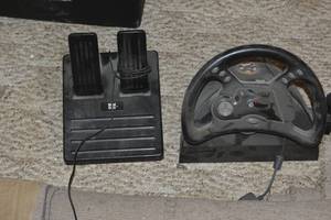 lot 126 image: Mad Catz Wheel and Pedals