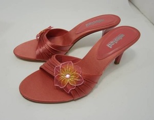 lot 28 image: Unlisted Ladies NWB Heart-To-Heart SA Slate Rose Slip-On Sandals Heels Shoe Womans Size 9M