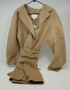 lot 41 image: Banana Republic Wool  Coat Tan NEW WITH TAGS XL