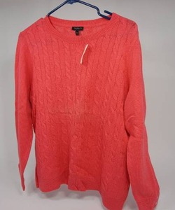 lot 56 image: Talbots Sweater Pink 2X NEW WITH TAGS