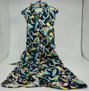 lot 58 image: Issac Mizrahi multicolor dress size 24W NEW WITH BUTTONS