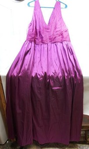 lot 61 image: Adrianna Papell Long Dress Fuscia Size 22W NEW WITH TAGS