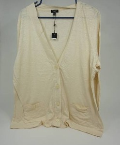 lot 68 image: Talbots Womens 2x Button-Down V-Neck Ivory Cardigan