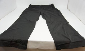 lot 85 image: Talbots Womans Size 24w NWT Black Wide Leg Curvy Capri Pant Double Button Zipper Front Partial Elastic Waist