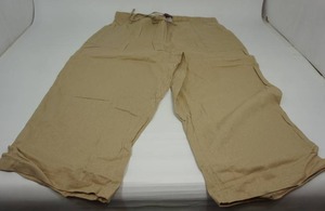 lot 112 image: Jessica London Womans NWT Size 24 Khaki Tan Cargo Capri Pant