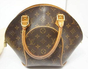 lot 146 image: LOUIS VUITTON LV Authentic NEW Logos Ellipse PM Hand Bag Monogram Brown Leather