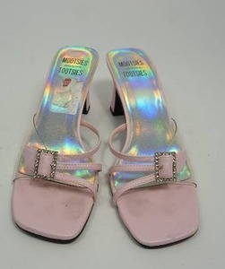 lot 2 image: Mootsies Tootsies Collection NEW Pink Heels Buckle Glamour Womens Shoe Sandal Size 8M