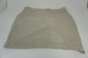 lot 123 image: Styled By Joe Zee Womans NWT 24W Loft Laced Tan Skirt