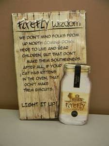 RARE - FIREFLY MOONSHINE FireFly Wizdom TIN SIGN - NICE - AWESOME PIECE - APPROX 14 By 21 - SEE PICTURES