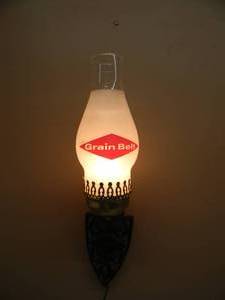 VINTAGE - GRAIN BELT BEER Wall Sconce Lantern LIGHT - WORKS - NICE - AWESOME PIECE - SEE PICTURES