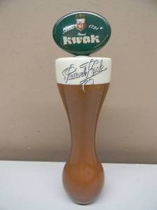 NEW OLD STOCK - PAUWEL KWAK BEER TAP HANDLE - HAND MADE BY CHRISLAN CERAMICS - RARE AWESOME PIECES - NICE - APPROX 10 - SEE PICTURES