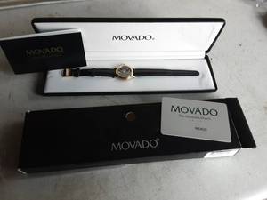 lot 23 image: Movado Watch With Box