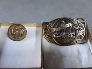lot 51 image: Case IH 150 Years Ltd. Edition Belt Buckle & Pin