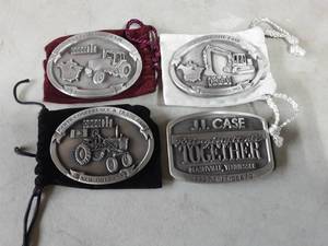 lot 56 image: 4-CaseTrade Fair Belt Buckles (1989, 1990, 1992)