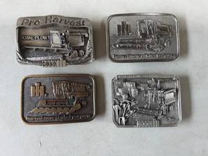 lot 60 image: 4-IH Case Belt Buckles
